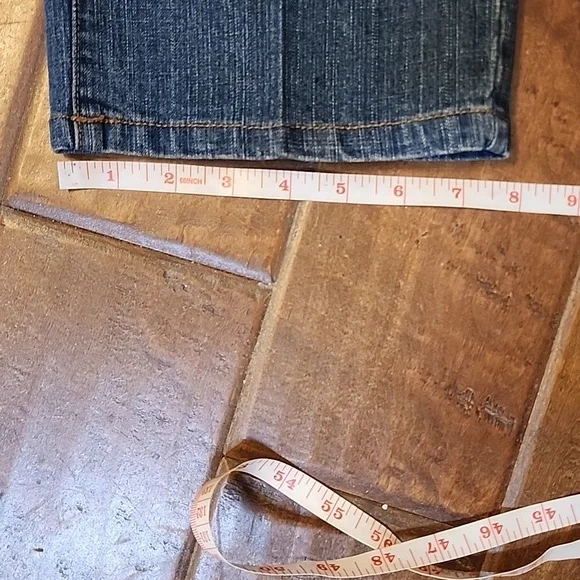 Monroe And Main Womens Blue Denim Capri Plus Size Jeans Size 16 - Picture 9 of 12